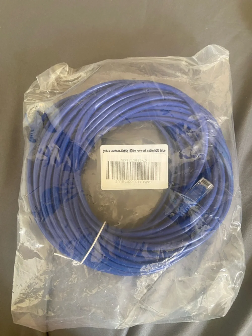 Blue Ethernet Cable - 50ft Patch Cord